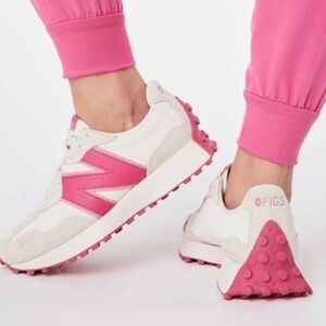 Figs Limited Edition F’ing Pink Women's Sneakers in Pink and White